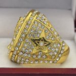 ICED OUT TROPHY PARTICIPATION RING --- GOLD BODY (Item #59-60) - Image 2
