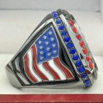 BALL CHAMPION RING --- GUNMETAL BODY, BLACK LACES (Item #30-60) - Image 4