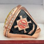 ROUND SOFTBALL RING --- ROSE GOLD BODY (Item #30-169) - Image 2