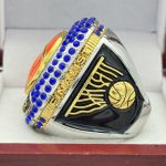 JUMBO BASKETBALL FINALIST RING --- BLUE BACKGROUND, BLUE STONES (Item # 52-57) - Image 2