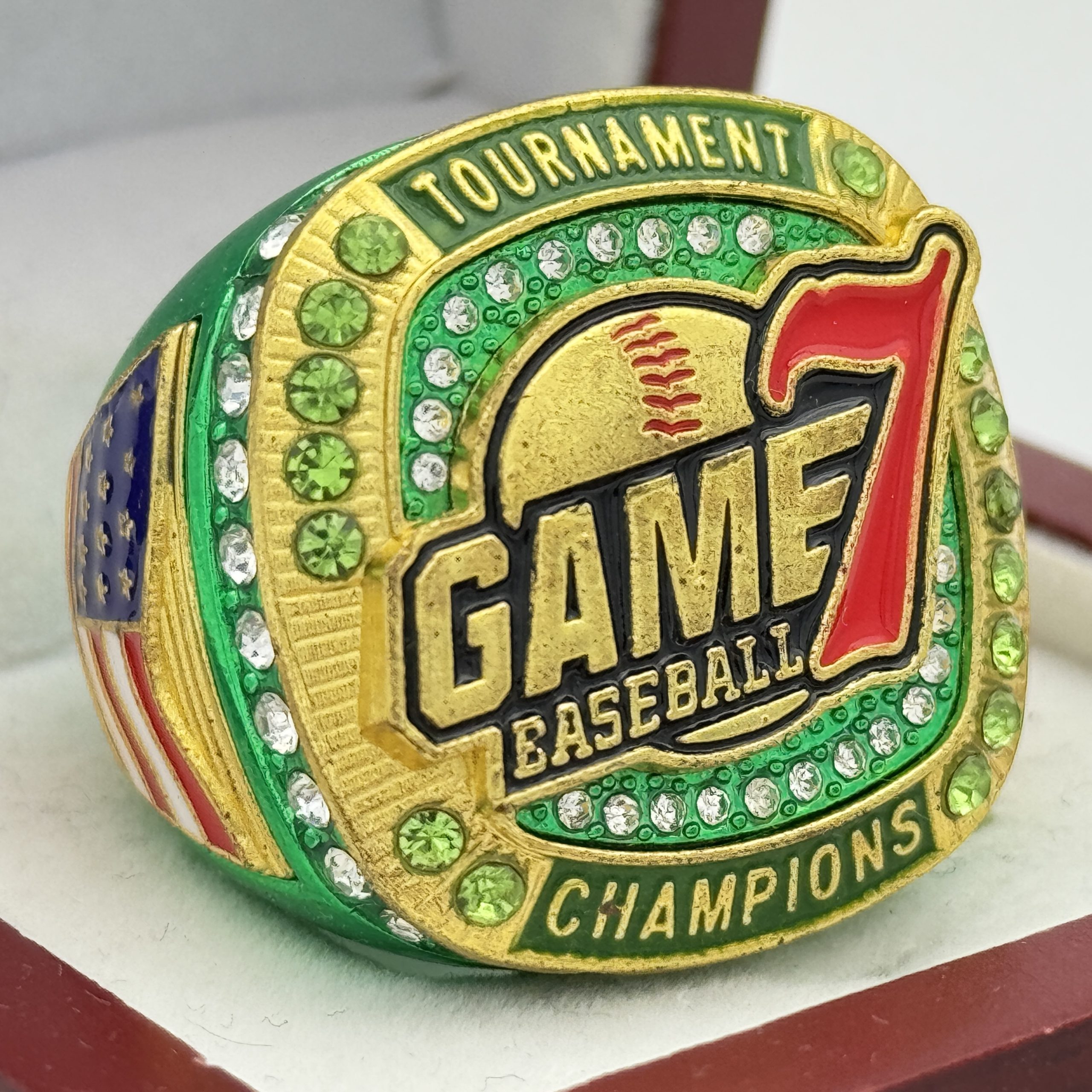 green game 7 baseball championship ring
