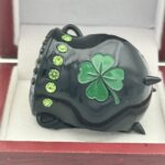 POT OF GOLD CHAMPION RING --- BLACK BODY, GOLD GLITTER (ITEM #36-84) - Image 2