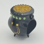 POT OF GOLD CHAMPION RING --- BLACK BODY, GOLD GLITTER (ITEM #36-84) - Image 6