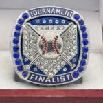 5 STAR HOME PLATE FINALIST RING --- BLUE BODY, CLEAR STONES (Item #37-01) - Image 3