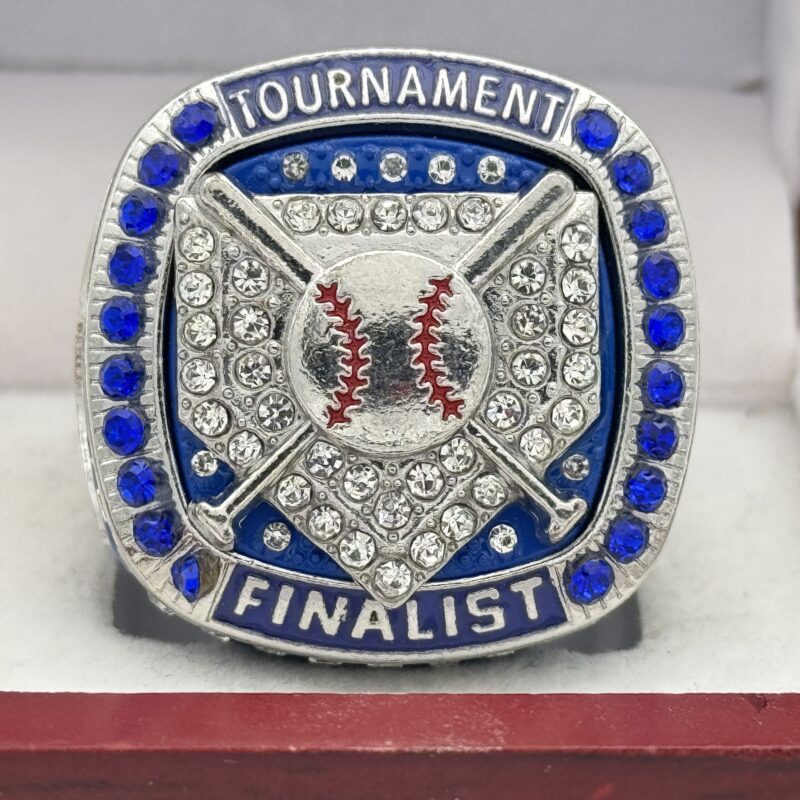 blue tournament finalists baseball championship ring