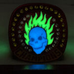 GLOWING SKULL CHAMPION RING --- RED BODY (Item#36-92) - Image 8
