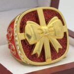 CHRISTMAS GIFT PARTICIPATION RING --- GOLD BODY (Item #36-132)