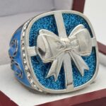 CHRISTMAS GIFT PARTICIPATION RING --- SILVER BODY (Item #36-129)