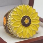 SUNFLOWER CHAMPION RING --- GOLD BODY (Item #36-96)