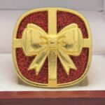 CHRISTMAS GIFT PARTICIPATION RING --- GOLD BODY (Item #36-132) - Image 3