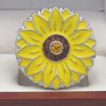 SUNFLOWER FINALIST RING --- SILVER BODY (Item #36-93) - Image 3