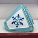 SNOWMAN FINALIST RING --- LIGHT BLUE BODY (Item #36-101) - Image 4