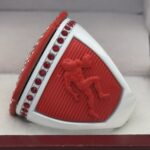 5 STAR LEGACY FOOTBALL FINALIST RING --- WHITE BODY, RED SIDES (Item #51-157) - Image 2