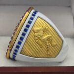 5 STAR LEGACY FOOTBALL CHAMPION RING --- WHITE BODY, GOLD SIDES (Item #51-152) - Image 2