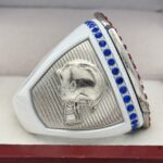 5 STAR LEGACY FOOTBALL FINALIST RING --- WHITE BODY, SILVER SIDES (Item #51-149) - Image 4