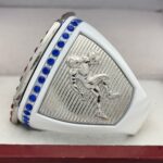 5 STAR LEGACY FOOTBALL FINALIST RING --- WHITE BODY, SILVER SIDES (Item #51-149) - Image 2