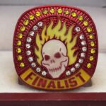 GLOWING SKULL FINALIST RING --- RED BODY (Item#36-89) - Image 5