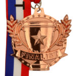 ALL SPORTS TROPHY FINALIST MEDAL --- ROSE GOLD (Item #63-104)