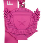 ALL SPORTS TROPHY FINALIST MEDAL --- PINK (Item #63-85)