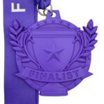 ALL SPORTS TROPHY FINALIST MEDAL --- PURPLE (Item #63-100)