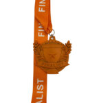 ALL SPORTS TROPHY FINALIST MEDAL --- ORANGE (Item #63-97) - Image 2