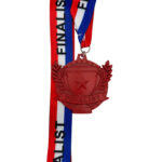 ALL SPORTS TROPHY FINALIST MEDAL --- RED (Item #63-93) - Image 2