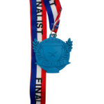 ALL SPORTS TROPHY FINALIST MEDAL --- BLUE (Item #63-88) - Image 2