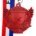 ALL SPORTS TROPHY FINALIST MEDAL --- RED (Item #63-93)
