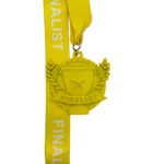 ALL SPORTS TROPHY FINALIST MEDAL --- YELLOW (Item #63-96) - Image 2