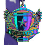ALL SPORTS TROPHY FINALIST MEDAL --- RAINBOW (Item #63-108)