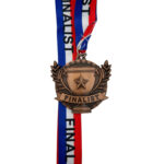 ALL SPORTS TROPHY FINALIST MEDAL --- ANTIQUE BRONZE (Item #63-81) - Image 2