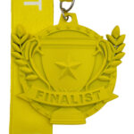 ALL SPORTS TROPHY FINALIST MEDAL --- YELLOW (Item #63-96)