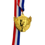 ALL SPORT TROPHY PARTICIPATION MEDAL --- GOLD (Item #63-124) - Image 2