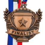 ALL SPORTS TROPHY FINALIST MEDAL --- ANTIQUE BRONZE (Item #63-81)