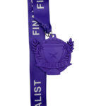 ALL SPORTS TROPHY FINALIST MEDAL --- PURPLE (Item #63-100) - Image 2