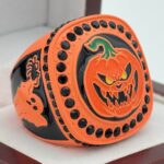 JACK O' LANTERN PARTICIPATION RING --- NEON ORANGE BODY (Item #36-133)