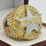 ICED OUT ALL-STAR RING --- GOLD BODY (Item #59-68)