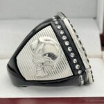 5 STAR LEGACY FOOTBALL FINALIST RING --- BLACK BODY, SILVER SIDES (Item #51-145) - Image 4