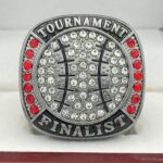 BALL FINALIST RING --- GUNMETAL BODY, BLACK LACES (Item #30-57) - Image 3