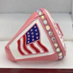 MVP ALL SPORT RING --- PINK BODY, PRISMATIC STONE (Item #53-24) - Image 4