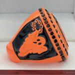 JACK O' LANTERN PARTICIPATION RING --- NEON ORANGE BODY (Item #36-133) - Image 4
