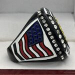 SOFTBALL FINALIST RING --- BLACK BODY, CLEAR STONE (Item #61-17) - Image 4