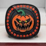 JACK O' LANTERN PARTICIPATION RING --- BLACK BODY (Item #36-136) - Image 3