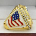 FLAG FOOTBALL CHAMPION RING --- GOLD BODY (Item #51-188) - Image 4