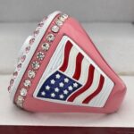 5 STAR MVP ALL SPORT RING --- PINK BODY, WHITE SIDES (Item #53-104) - Image 2