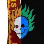 GLOWING SKULL FINALIST MEDAL --- RED (Item #36-100)