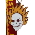 GLOWING SKULL FINALIST MEDAL --- RED (Item #36-100) - Image 2
