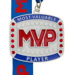 DELUXE MVP MEDAL ---  WHITE, NATIONAL MEDAL (Item #53-208)