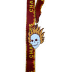 GLOWING SKULL CHAMPION MEDAL --- RED (Item #36-80) - Image 4
