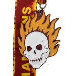GLOWING SKULL CHAMPION MEDAL --- RED (Item #36-80) - Image 2